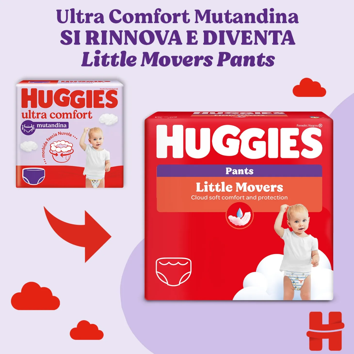 Little Movers Mutandine taglia 6 (30 pezzi)