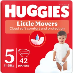 Little Movers Pannolini taglia 5 (42 pz)