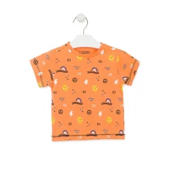 Maglietta Fantasia Arancione Baby Bambino