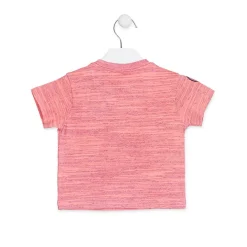 Maglietta Maniche Corte Corallo Baby Bambino