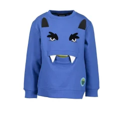 Maglietta Maniche Lunghe Bimbo Blu Mostro ULTIMA TAGLIA 3 ANNI