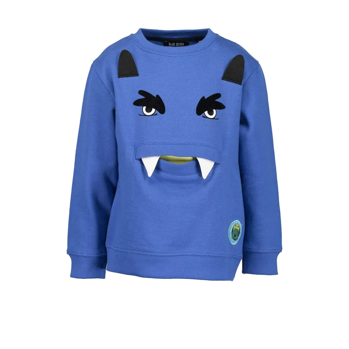 Maglietta Maniche Lunghe Bimbo Blu Mostro ULTIMA TAGLIA 3 ANNI