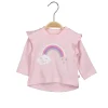 Maglietta Maniche Lunghe Rosa Neonata ULTIMA TAGLIA 0 1 MESI