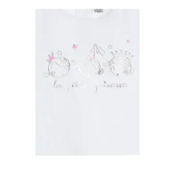 Maglietta Principesse a Manica Corta Baby Bambina