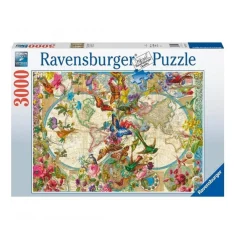 Mappamondo Flora E Fauna 3000 PZ