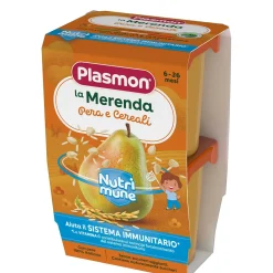 Merenda Nutrimune Pera Cereali: Confezione 2x120 gr