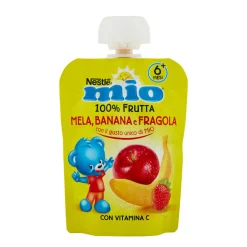 Mio Pouch Mela Banana Fragola: Confezione 90 gr