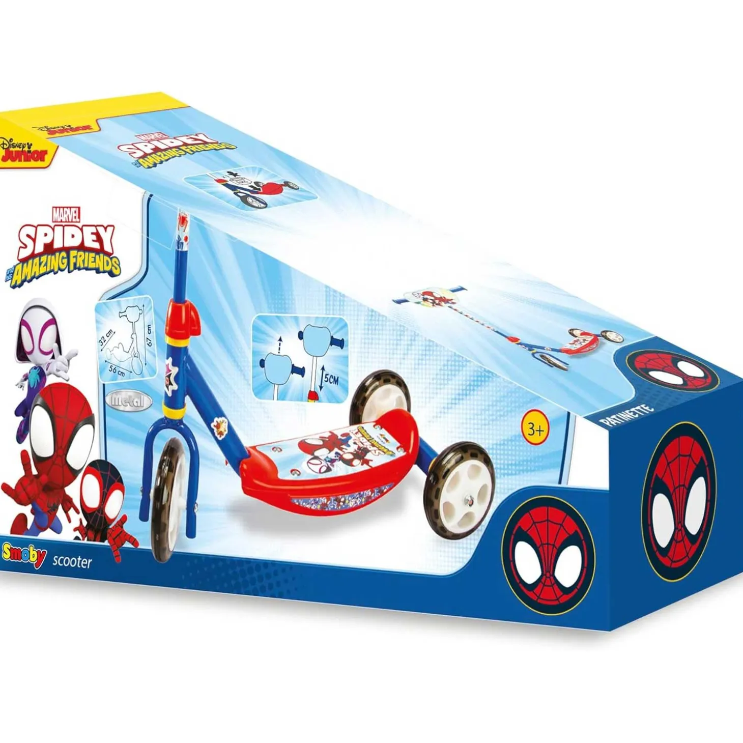Monopattino Tre Ruote Twist Spidey