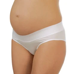 Mutanda Gestante Con Fascia Bianco