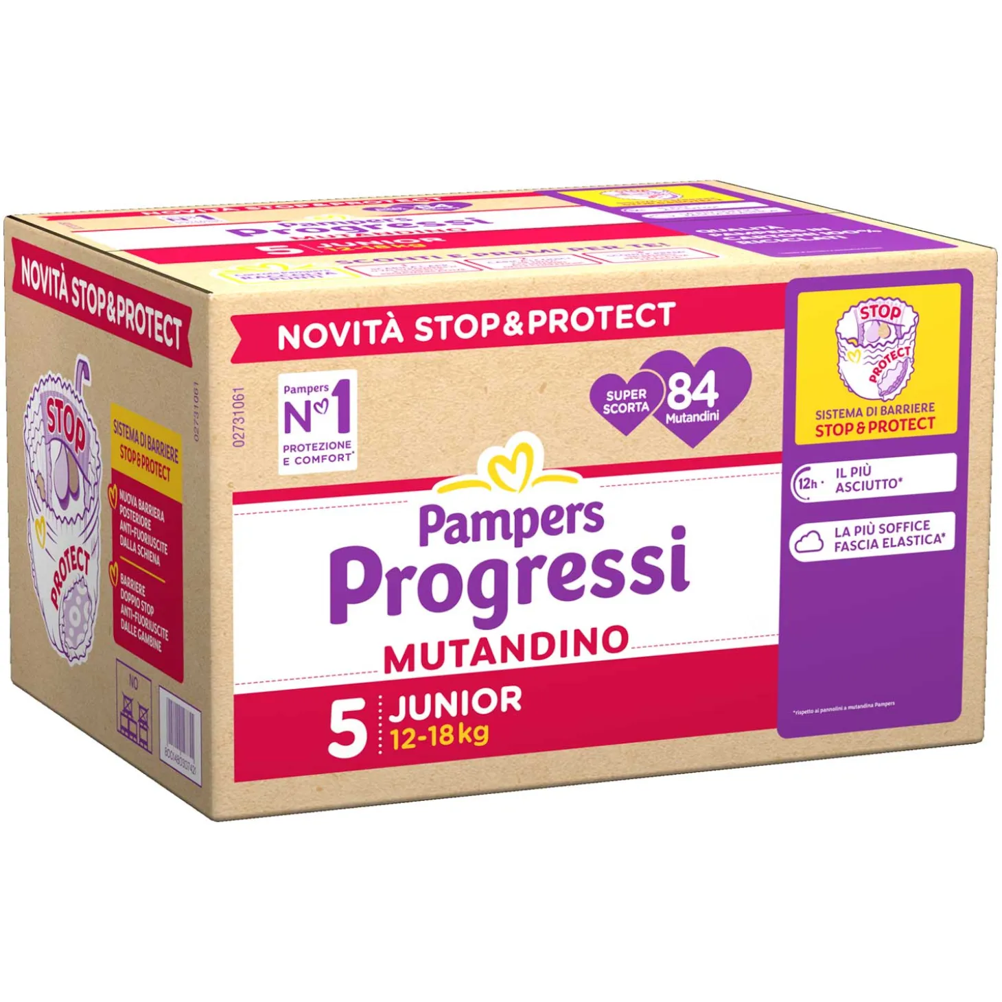 Mutandina Progressi Pentapack Junior 84 PZ
