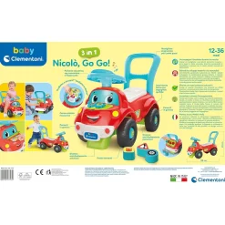 Nicolò Go Go Baby Macchina Cavalcabile 3 in 1 17747