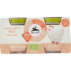 Omogeneizzato Biologico Carne: Confezione 2x80 gr