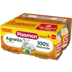 Omogeneizzato Carne Agnello: Confezione 4x80 gr