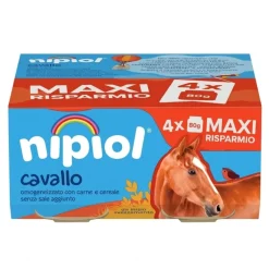 Omogeneizzato Carne Cavallo: Confezione 4x80 gr