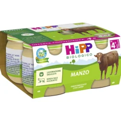 Omogeneizzato Carne Manzo: Confezione Multipack 4x80 gr