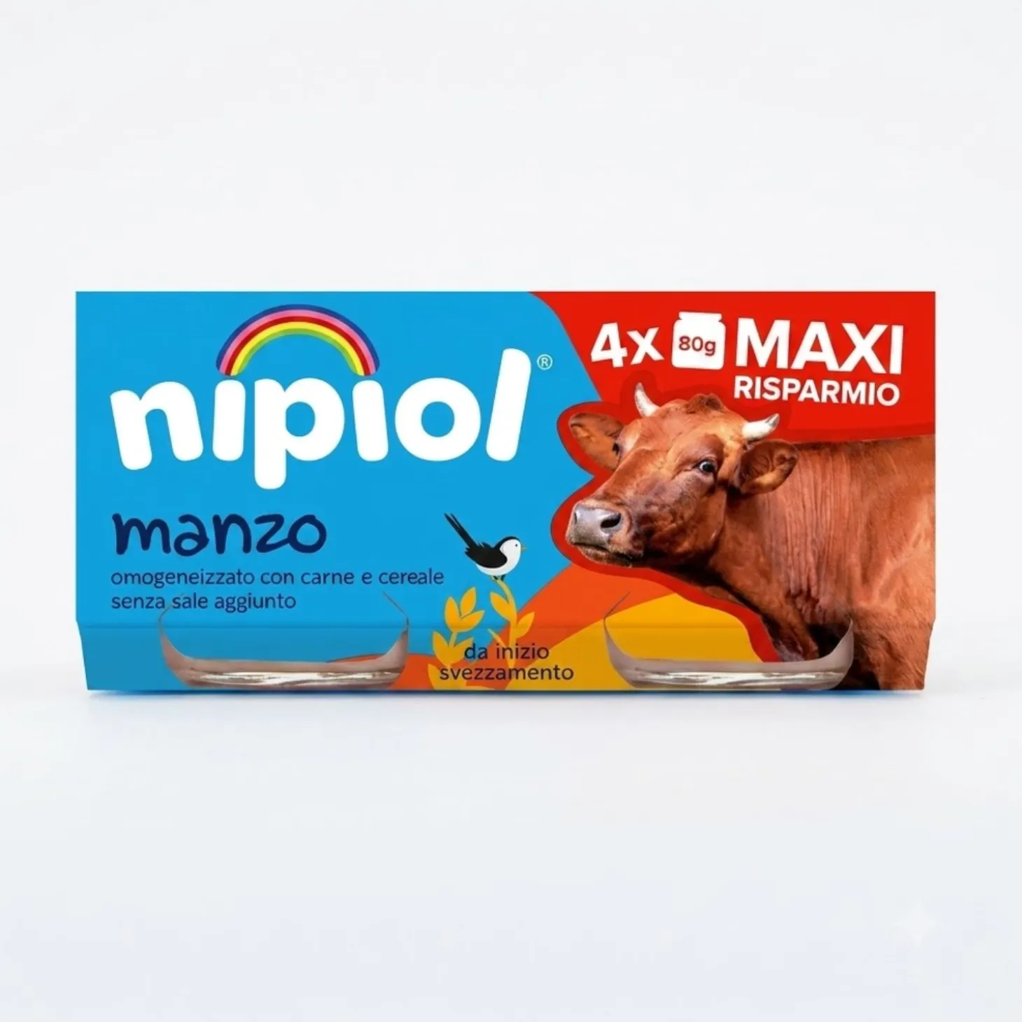 Omogeneizzato Carne Manzo: Confezione 4x80 gr