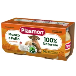 Omogeneizzato Carne Manzo Pollo: Confezione 2x80 gr