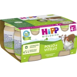 Omogeneizzato Carne Pollo E Vitello: Confezione Multipack 4x80 gr