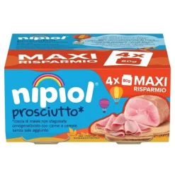 Omogeneizzato Carne Prosciutto: Confezione 4x80 gr