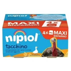 Omogeneizzato Carne Tacchino: Confezione 4x80 gr