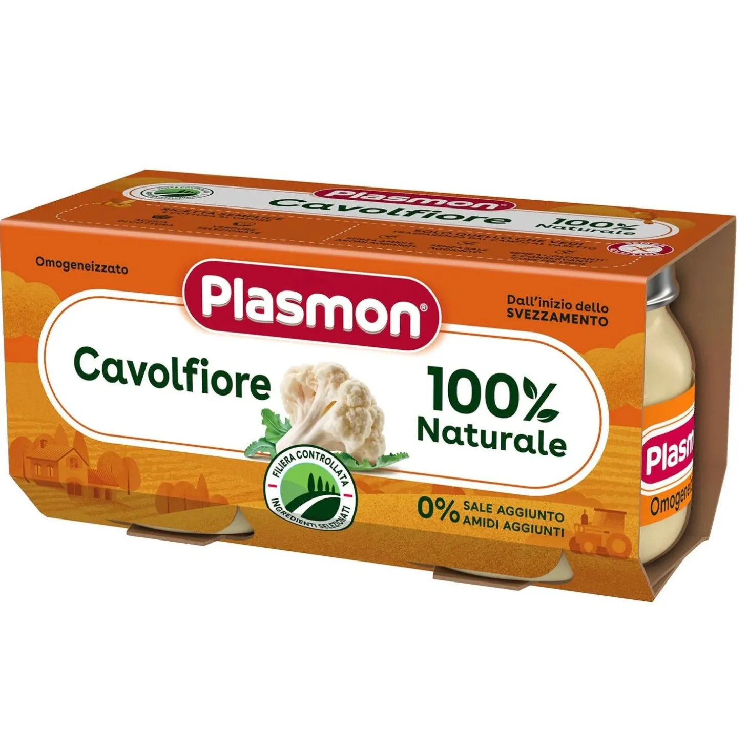 Omogeneizzato Cavolfiore: Confezione 2x80 gr
