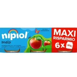 Omogeneizzato Frutta Mela: Confezione 6x80g