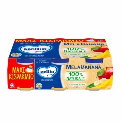 Omogeneizzato Frutta Mela e banana 6x100 gr