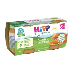 Omogeneizzato Legumi Carote E Lenticchie: Confezione 2x80 gr