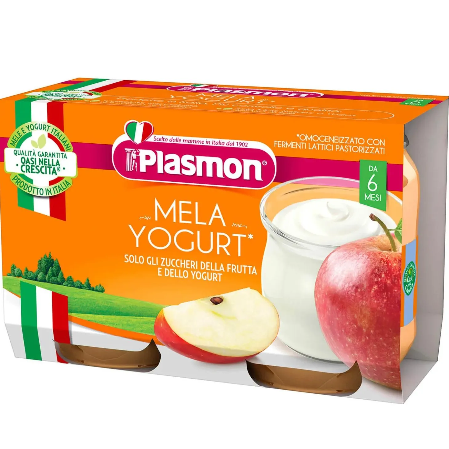 Omogeneizzato Mela & Yogurt : Confezione 2x120 gr