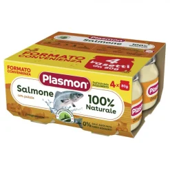 Omogeneizzato Pesce Salmone: Confezione 4x80 gr