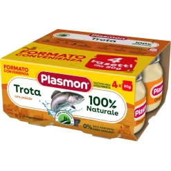 Omogeneizzato Pesce Trota: Confezione 4x80 gr