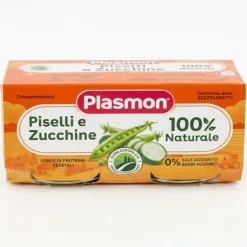 Omogeneizzato Piselli Zucchine: Confezione 2x80 gr