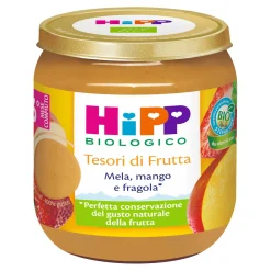 Omogeneizzato Tesori Di Frutta Mela Fragola Mango: Confezione 160 gr