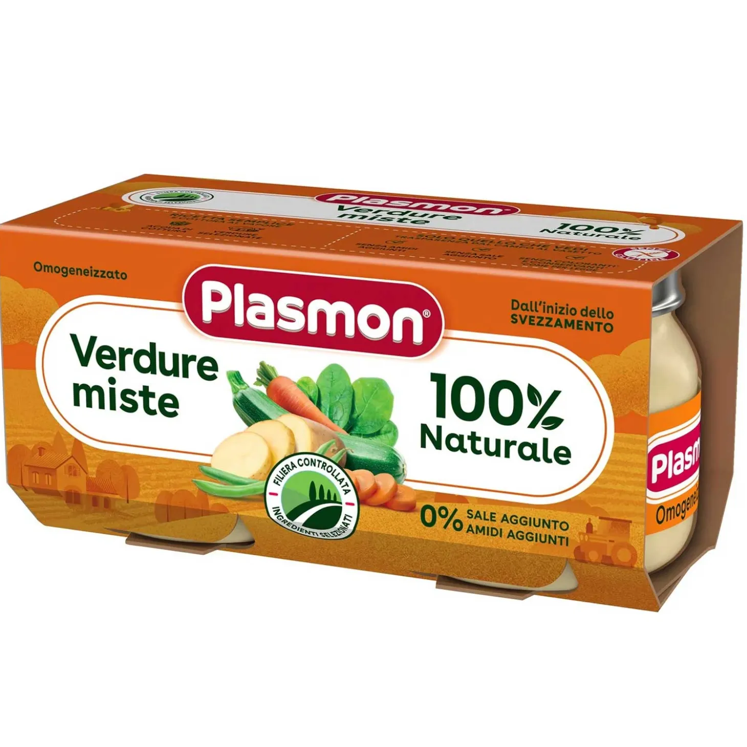 Omogeneizzato Verdure Miste: Confezione 2x80 gr