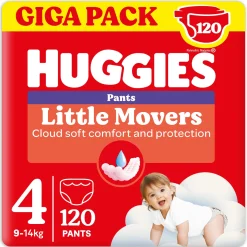 Pannolini Little Movers Mutandina Gigapack Taglia 4