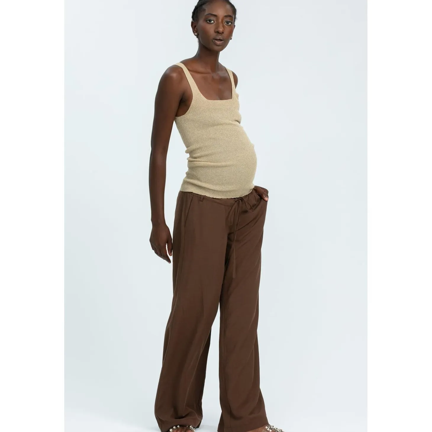 Pantaloni Premaman in misto Lino Marroni