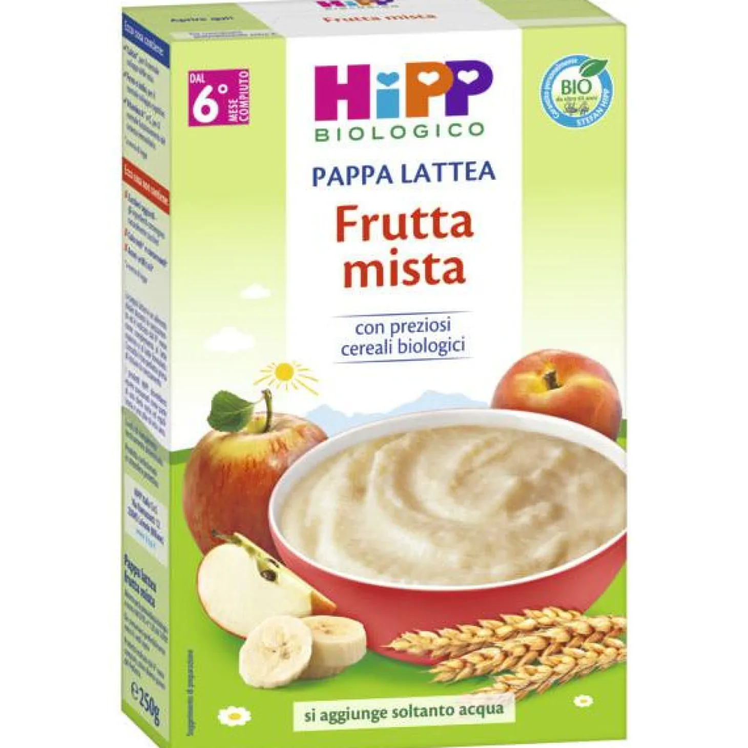 Pappa Lattea Frutta Mista: Confezione 250 gr