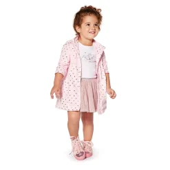 Parka Mezza Stagione a Stelle Baby Bambina