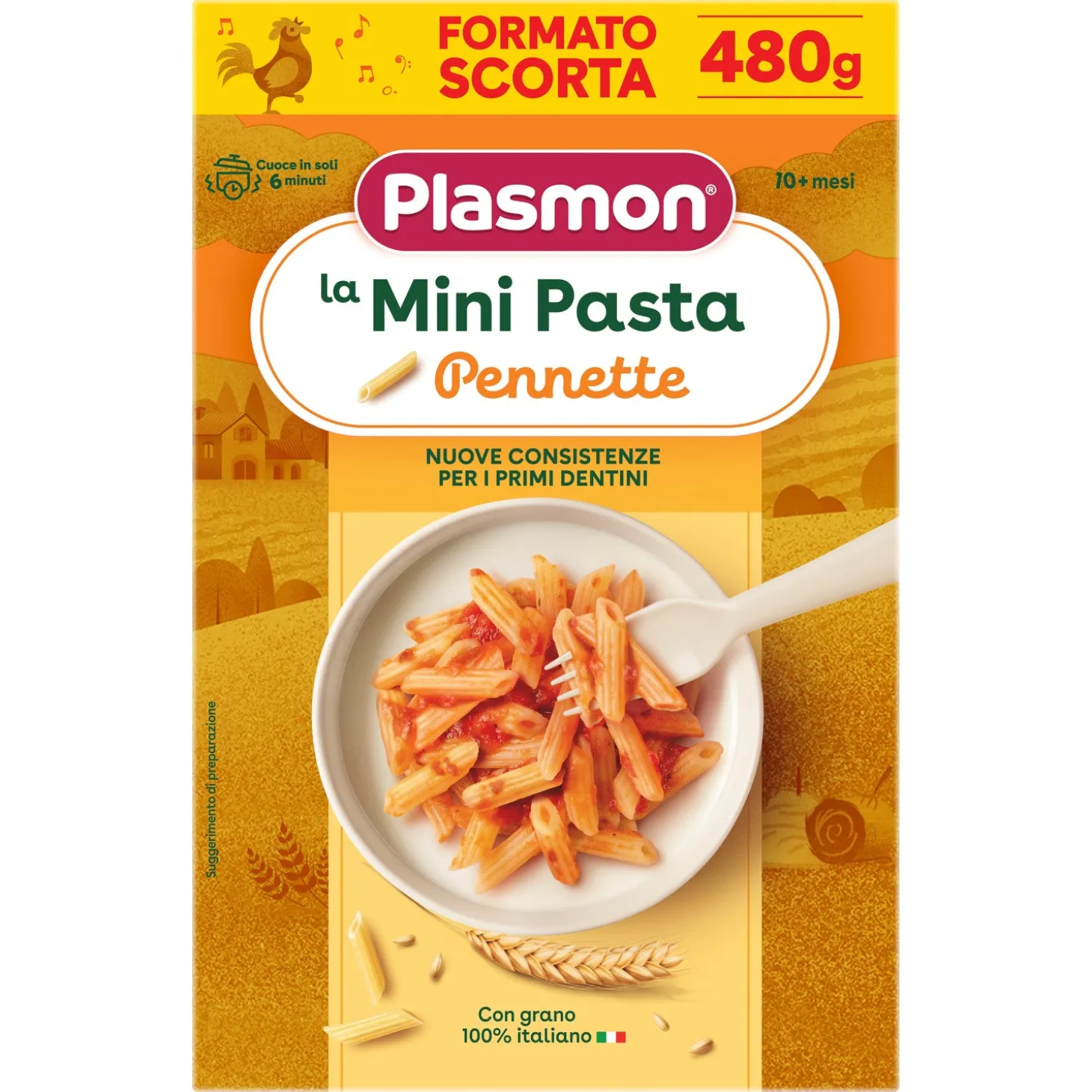 Pastina Pennette: Confezione 480 gr