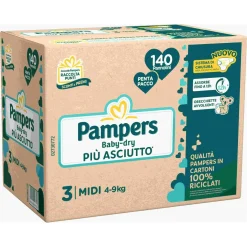 Penta Baby Dry Midi 4/9 Kg Taglia 3 140 PZ