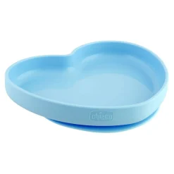 Piatto Cuore Silicone Con Ventosa 9m+