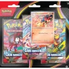 Pokemon Blister 3 Bustine + 1 Card Caos Nascente