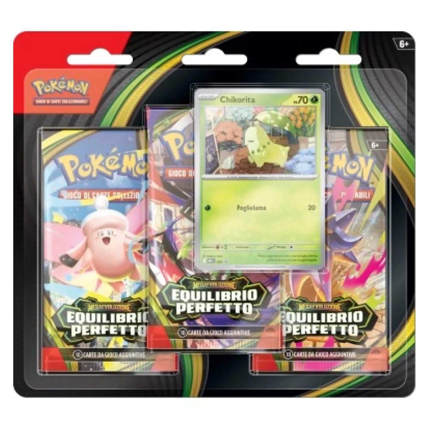 Pokemon Blister 3 Bustine + 1 Card M3