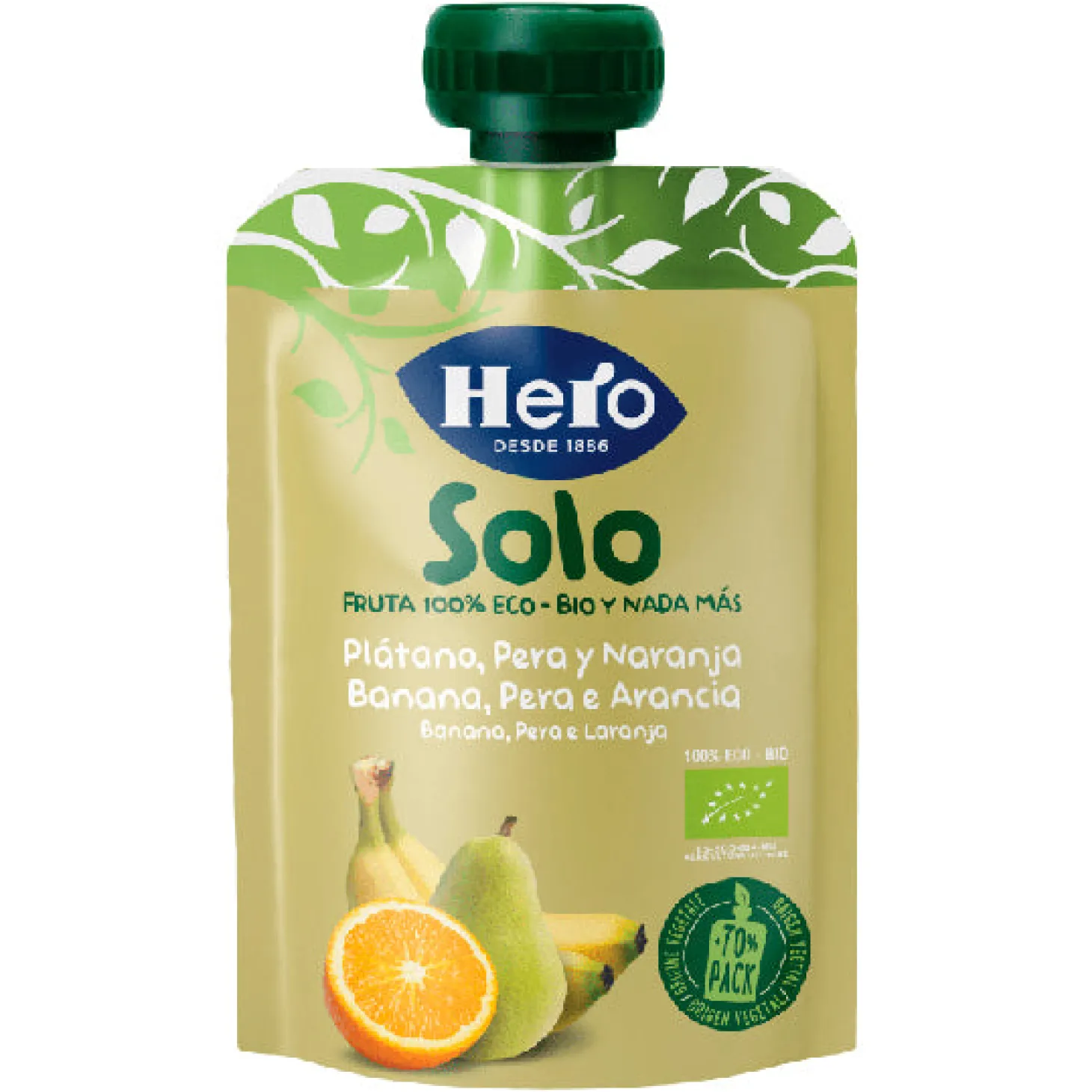 Pouch Banana, Pera e Arancia Biologiche 1x100 Gr