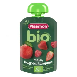 Pouch Mela Fragola Lampone: Confezione 100 gr