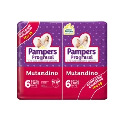Progressi Mutandino Pacco Doppio Taglia 6 Extra Large 30pz