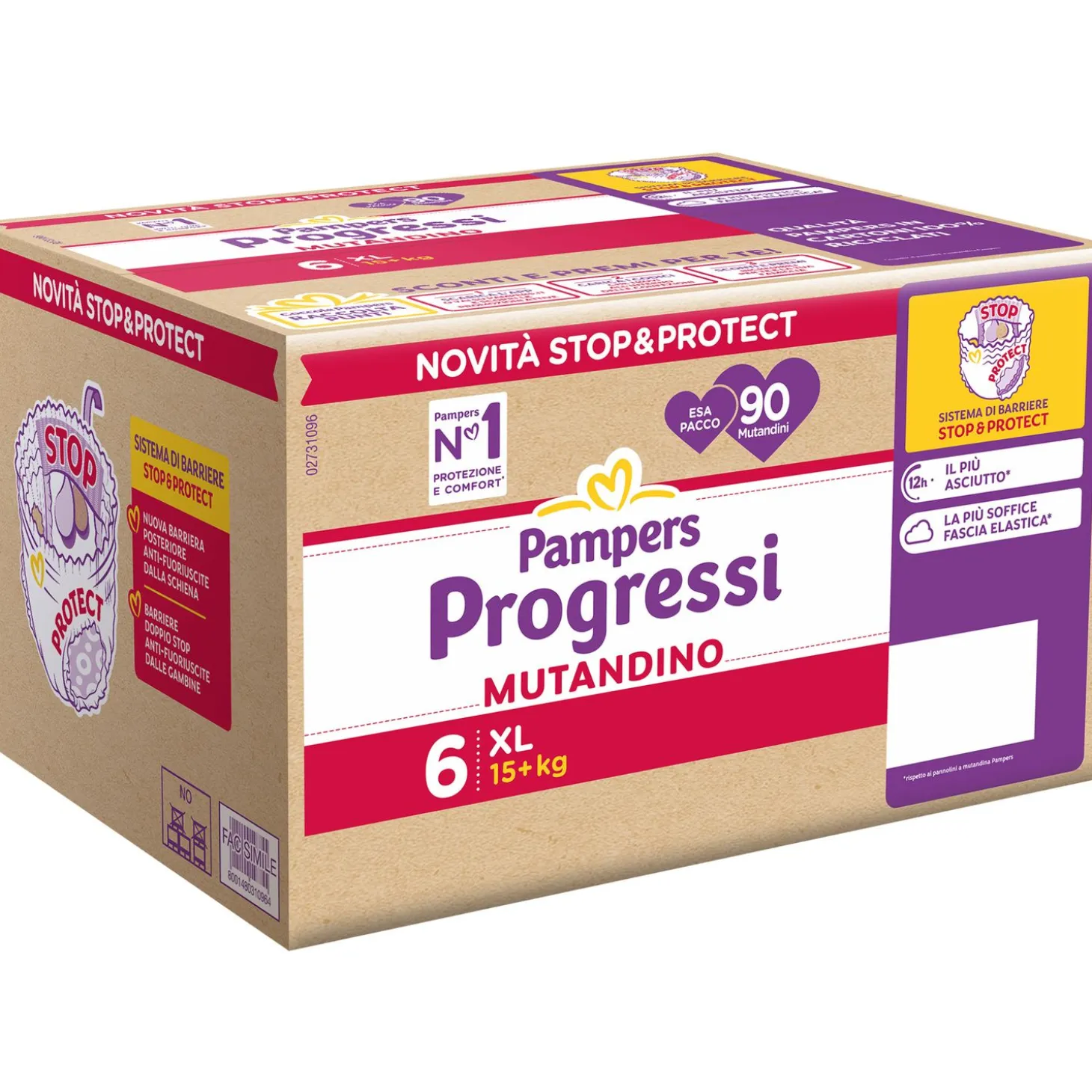 progressi Progressi Mutandini ESA XL Taglia 6 x 90