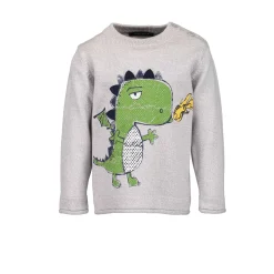 Pullover Grigio Draghetto Baby Bambino