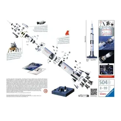 Puzzle 3D Maxi Apollo Saturn V Rocket 440pz