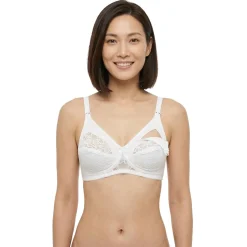 Reggiseno Allattamento Con Pizzo Rebrodè Coppa B Bianco